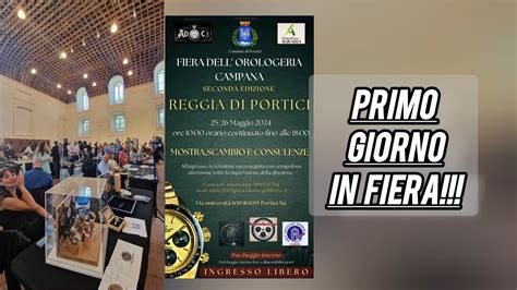 Fiera dell'orologeria campana!!! primo giorno. A.D.O.C2022.